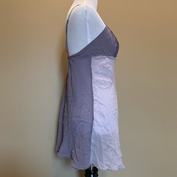 VS Vintage 100% Silk Embroidered Lingerie Babydoll Slip - Picture 7 of 11